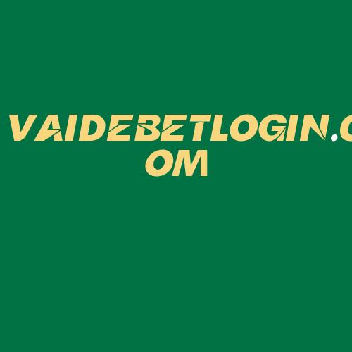 Logo da VAIDEBETLOGIN